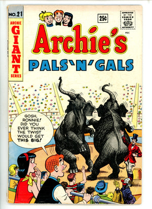 Archie's Pals 'n' Gals 21 VG- (1962)