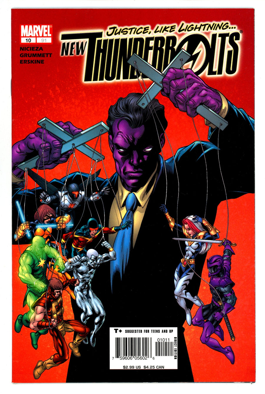 New Thunderbolts Vol 1 10 (91) High Grade (2005) 