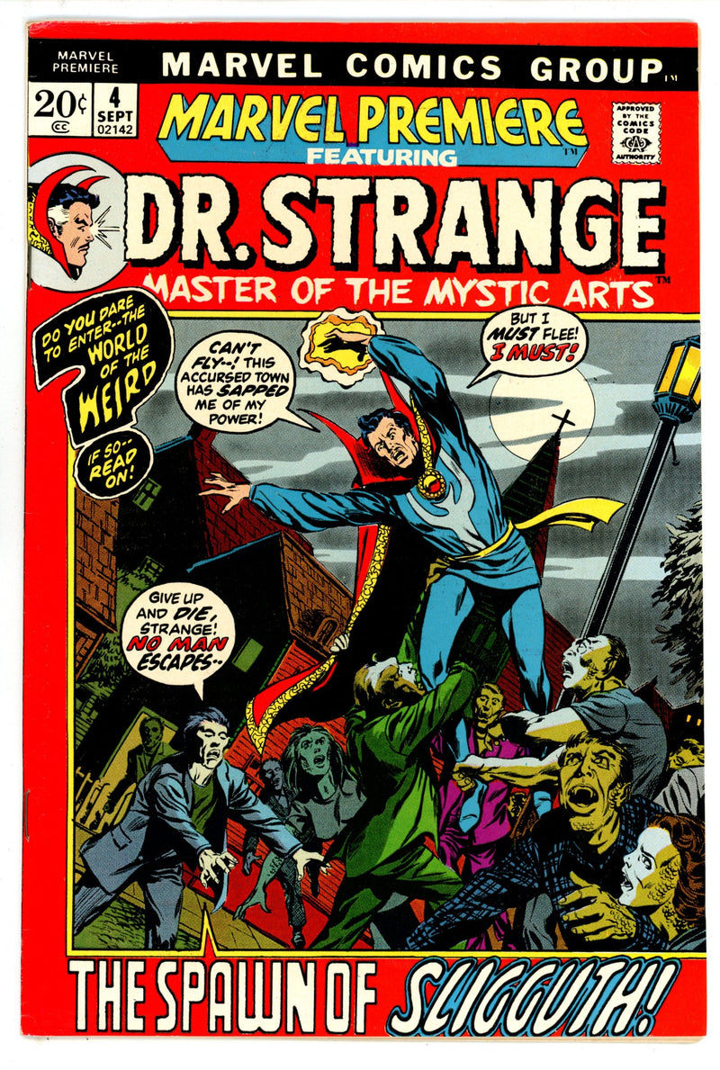 Marvel Premiere 4 FN+ (6.5) (1972) 