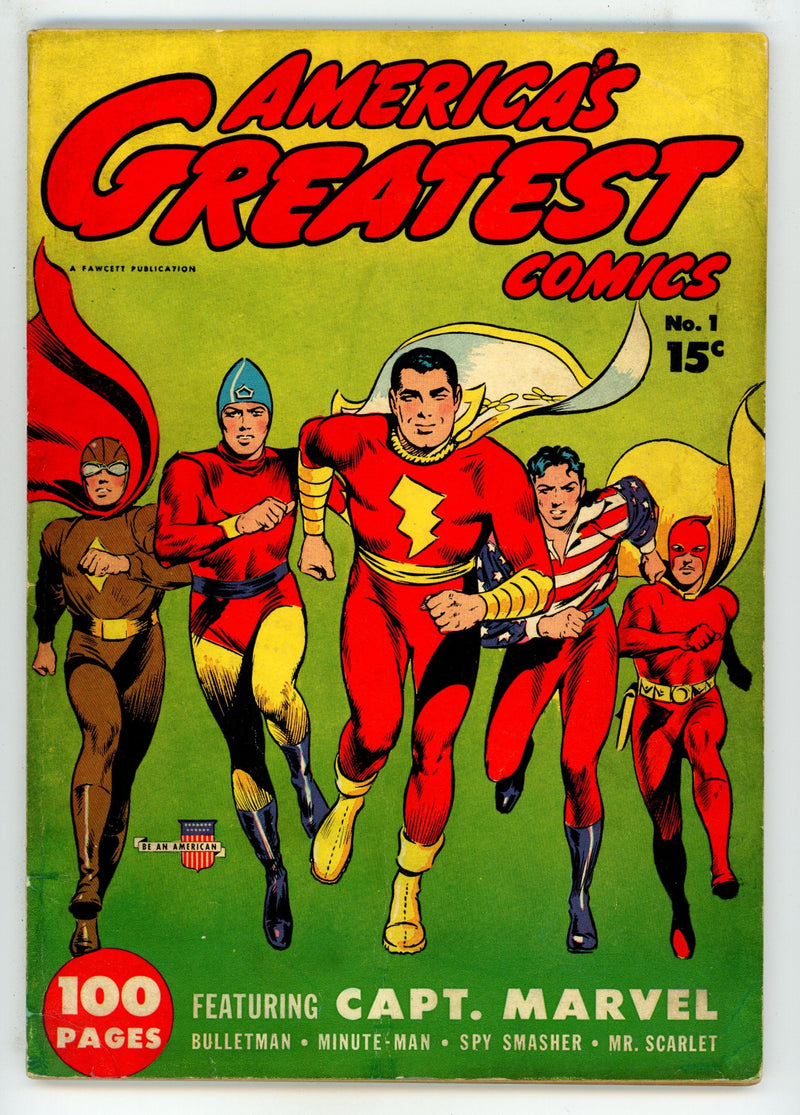 America's Greatest Comics 1 VG/FN (5.0) Colour Touch (1941) 