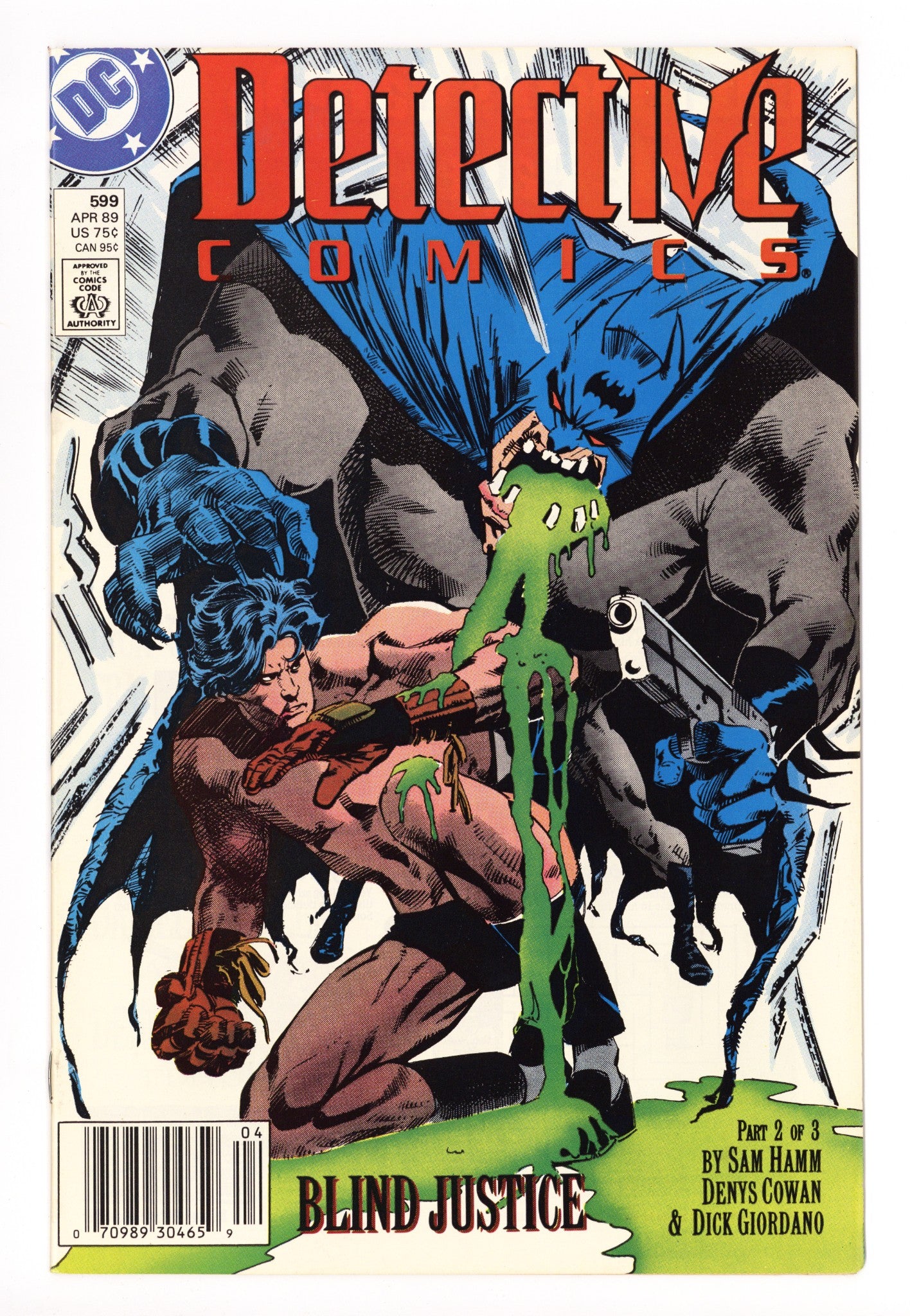 Detective Comics Vol 1 599  High Grade   (1989)     Newsstand  