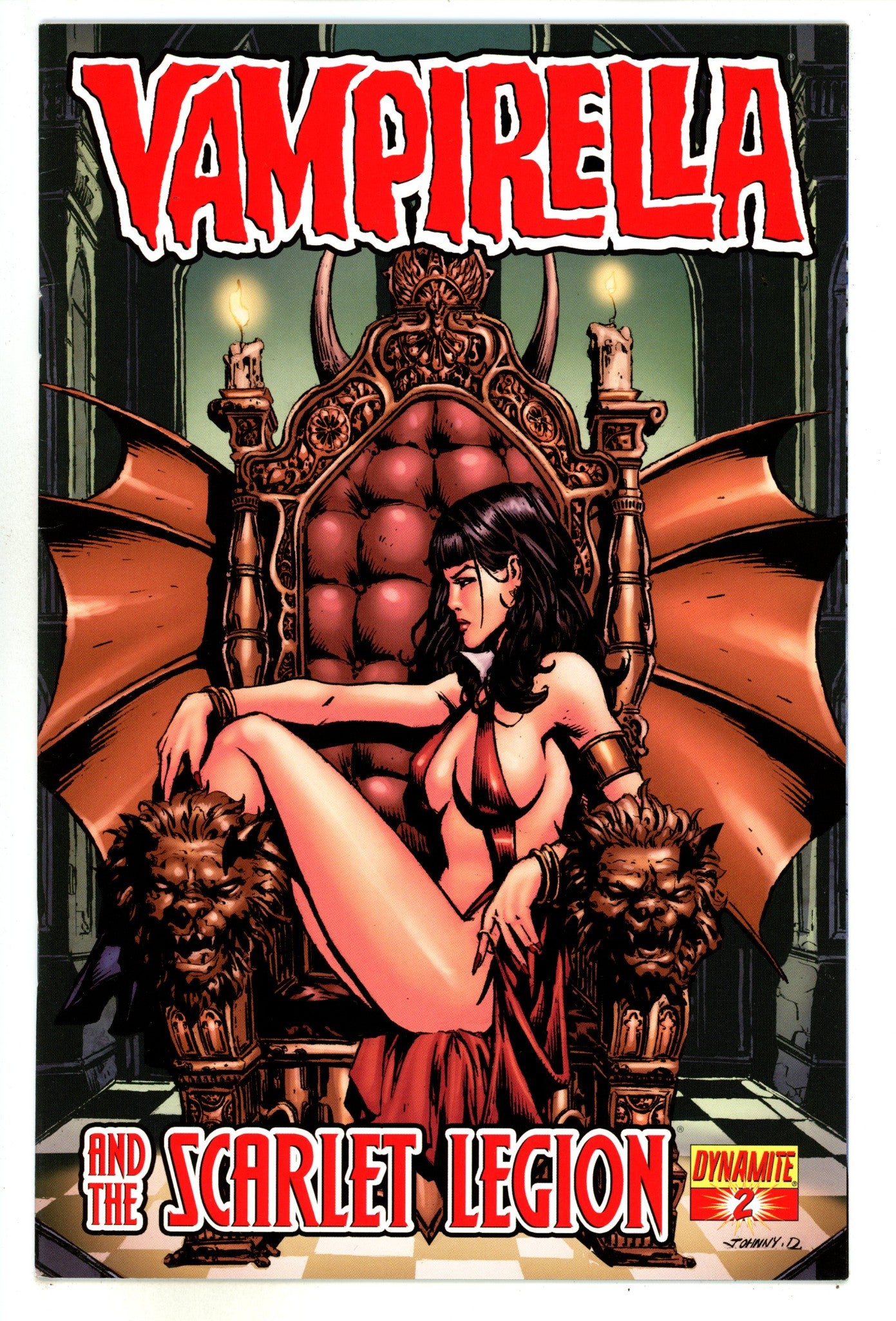Vampirella and the Scarlet Legion  2  Mid Grade  (2011) Desjardins  Variant  