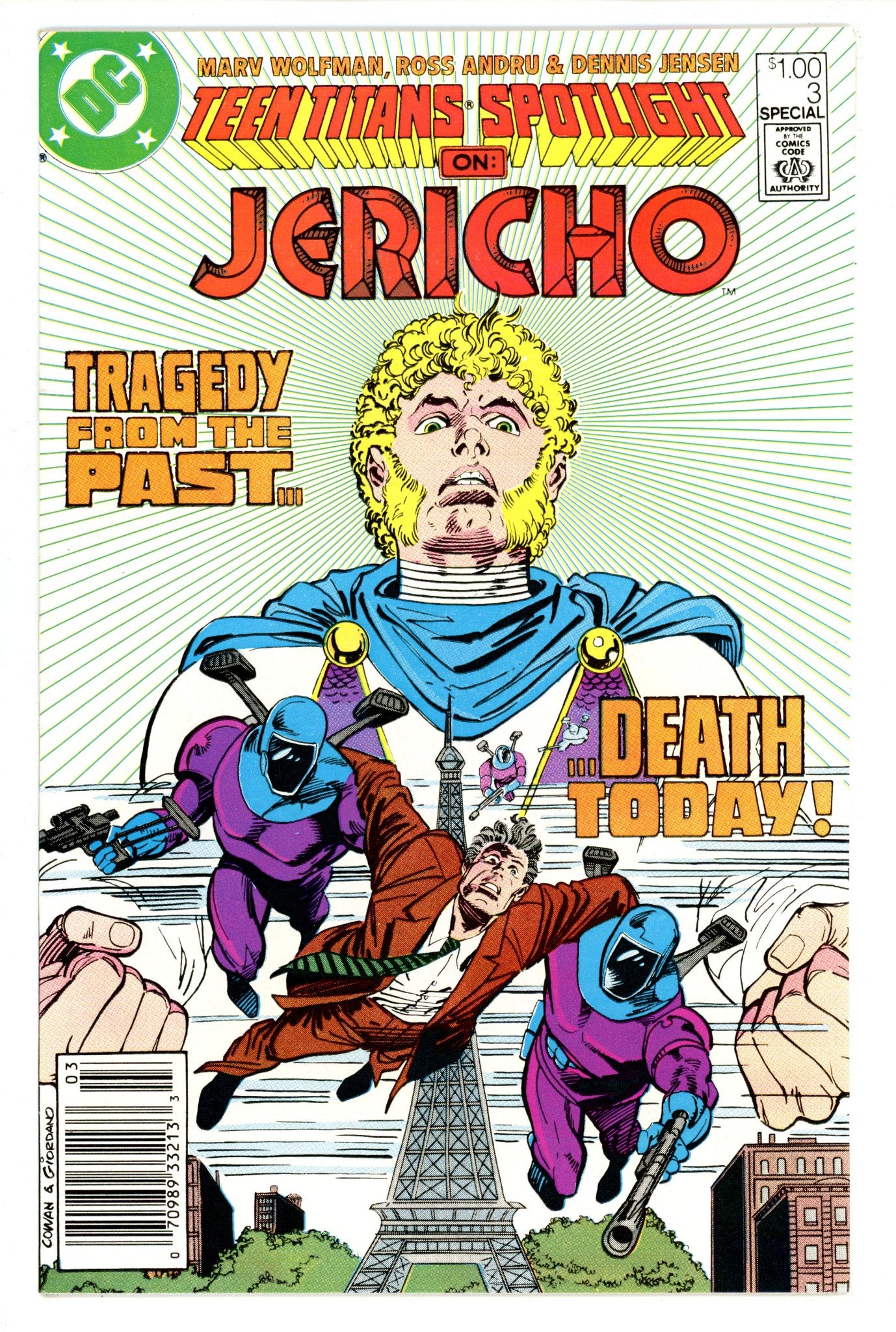 Teen Titans Spotlight 3 VF (8.0) (1986) Canadian Price Variant 