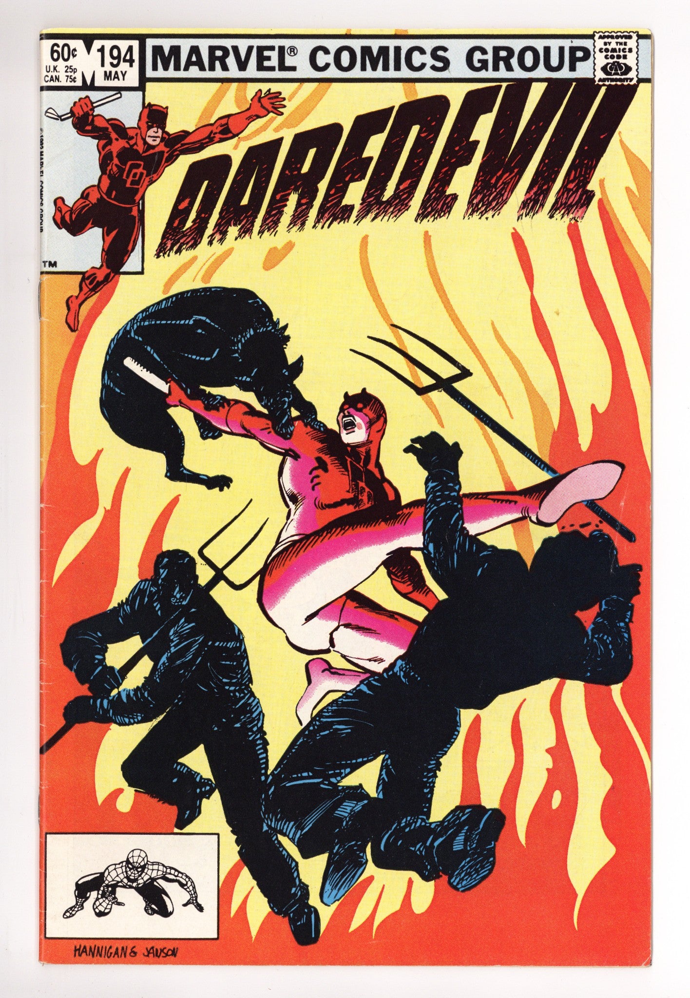 Daredevil Vol 1 194 Low Grade (1983) 