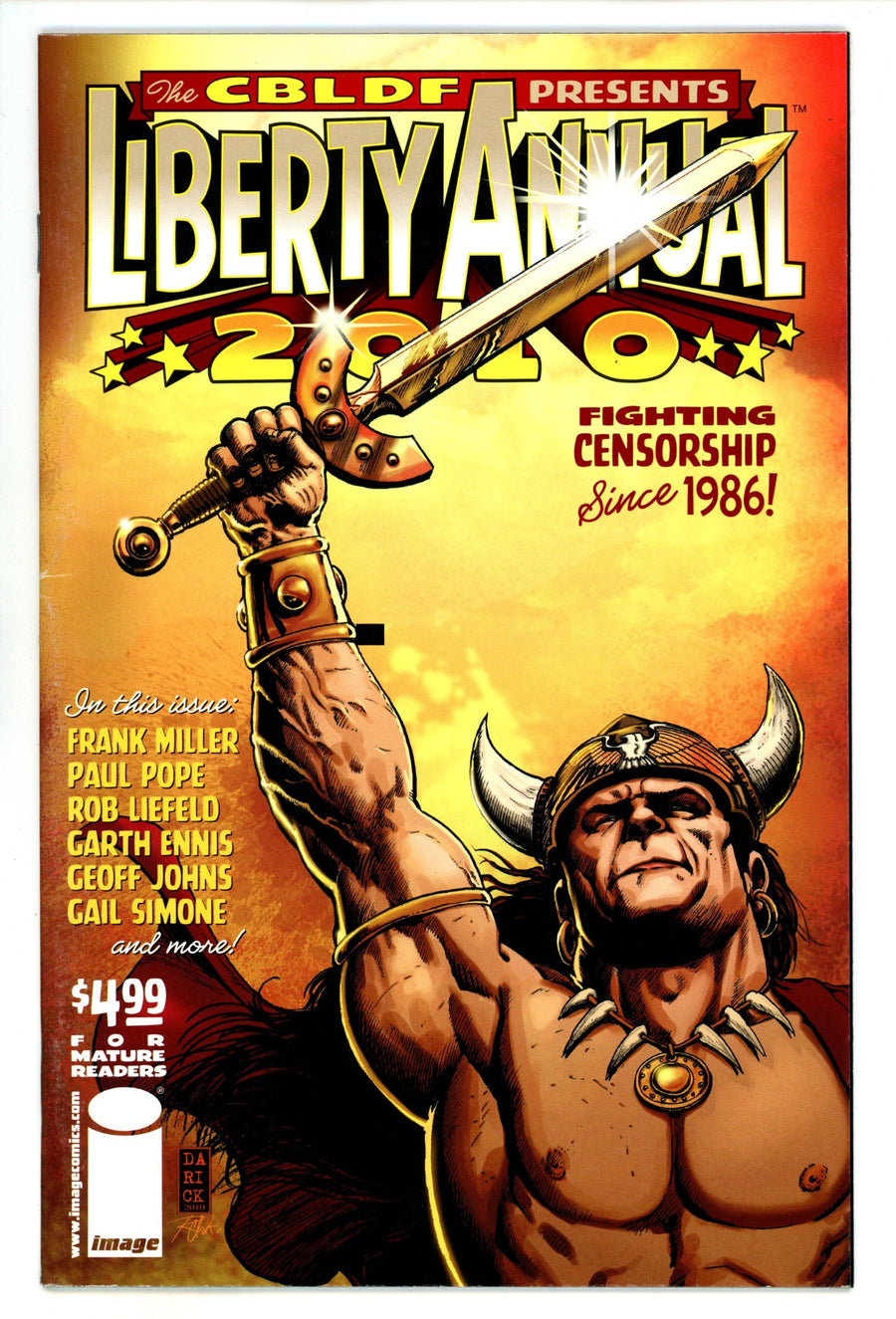 The CBLDF Presents Liberty Annual  2010  Mid Grade  (2010) Robertson  Variant  