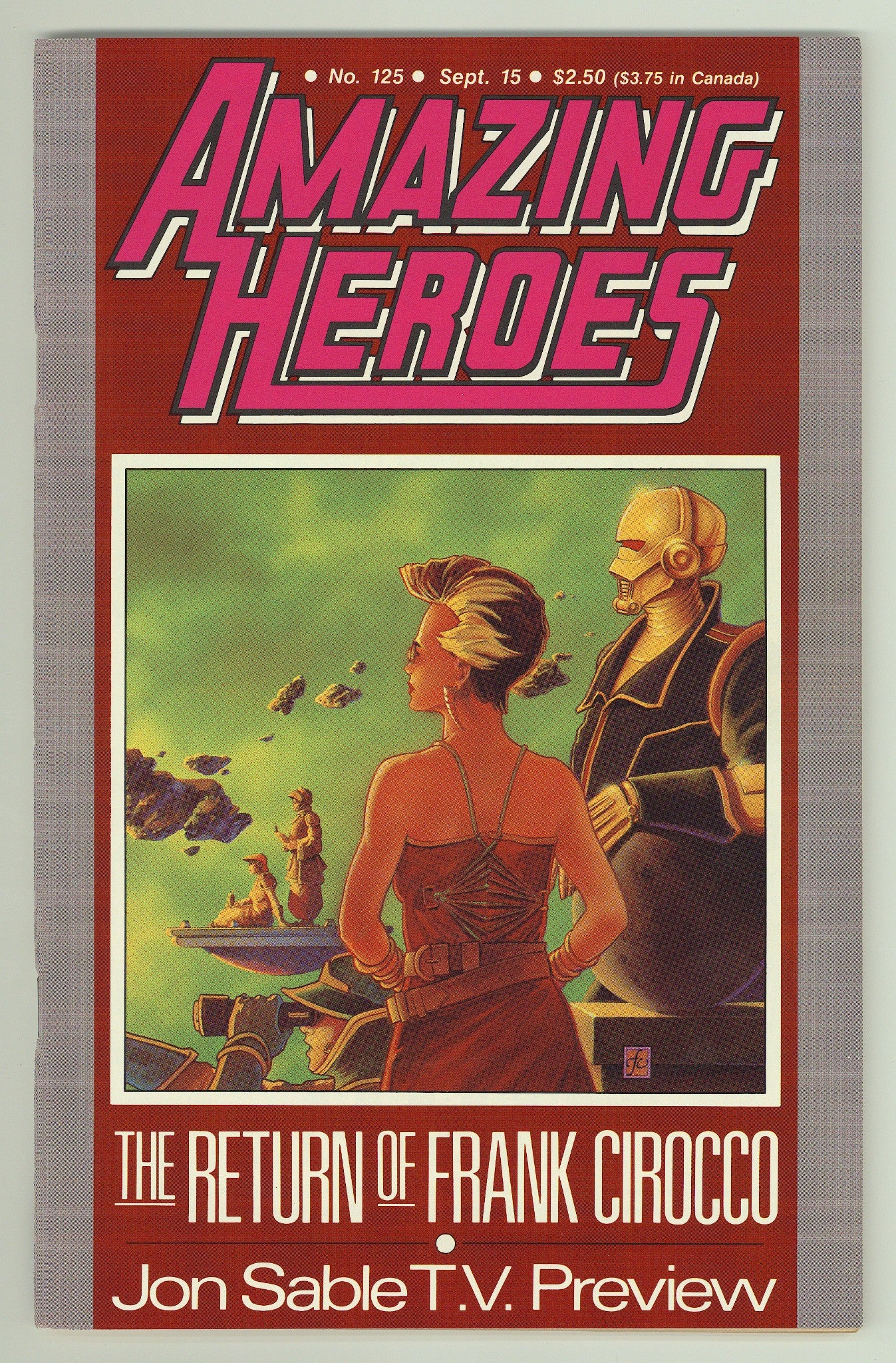 Amazing Heroes 125 VF+ (8.5) (1987) 
