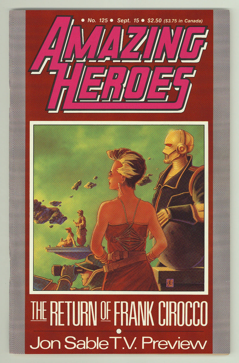 Amazing Heroes 125 VF+ (8.5) (1987) 