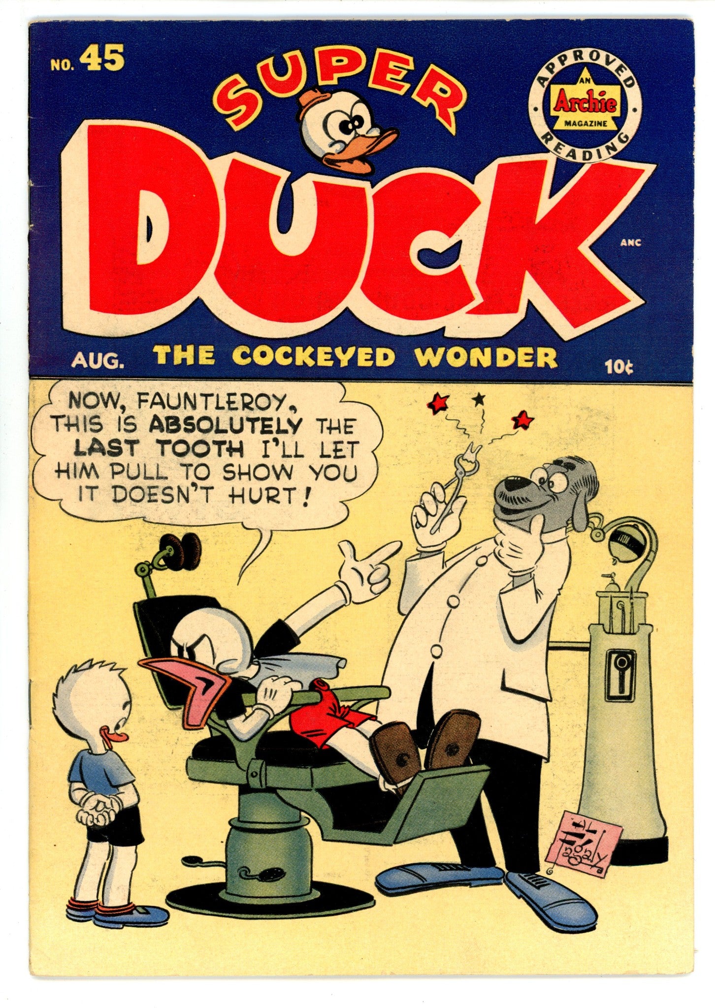 Super Duck Comics 45 FN (6.0) (1952) 