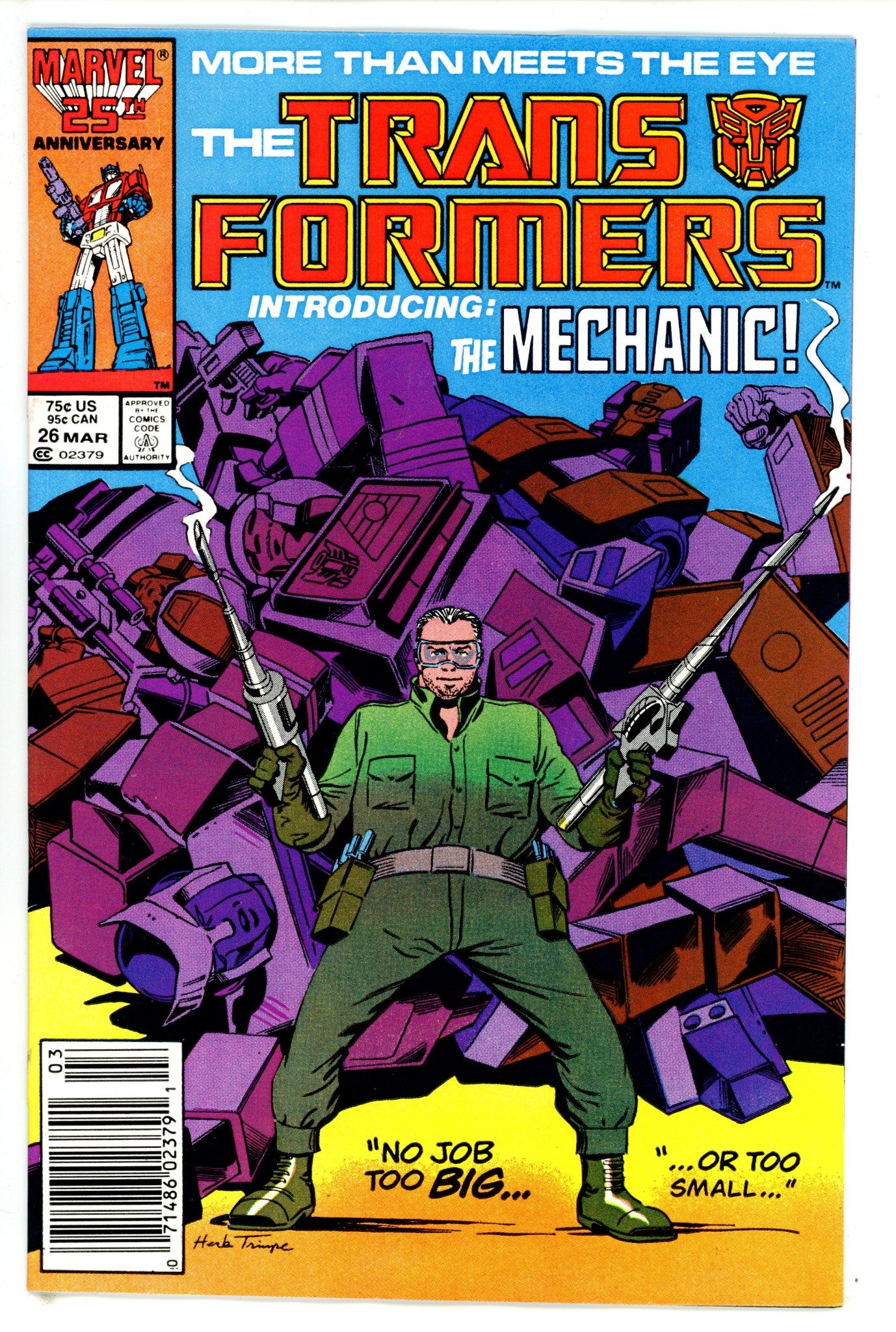 The Transformers 26 Low Grade (1987) Newsstand 