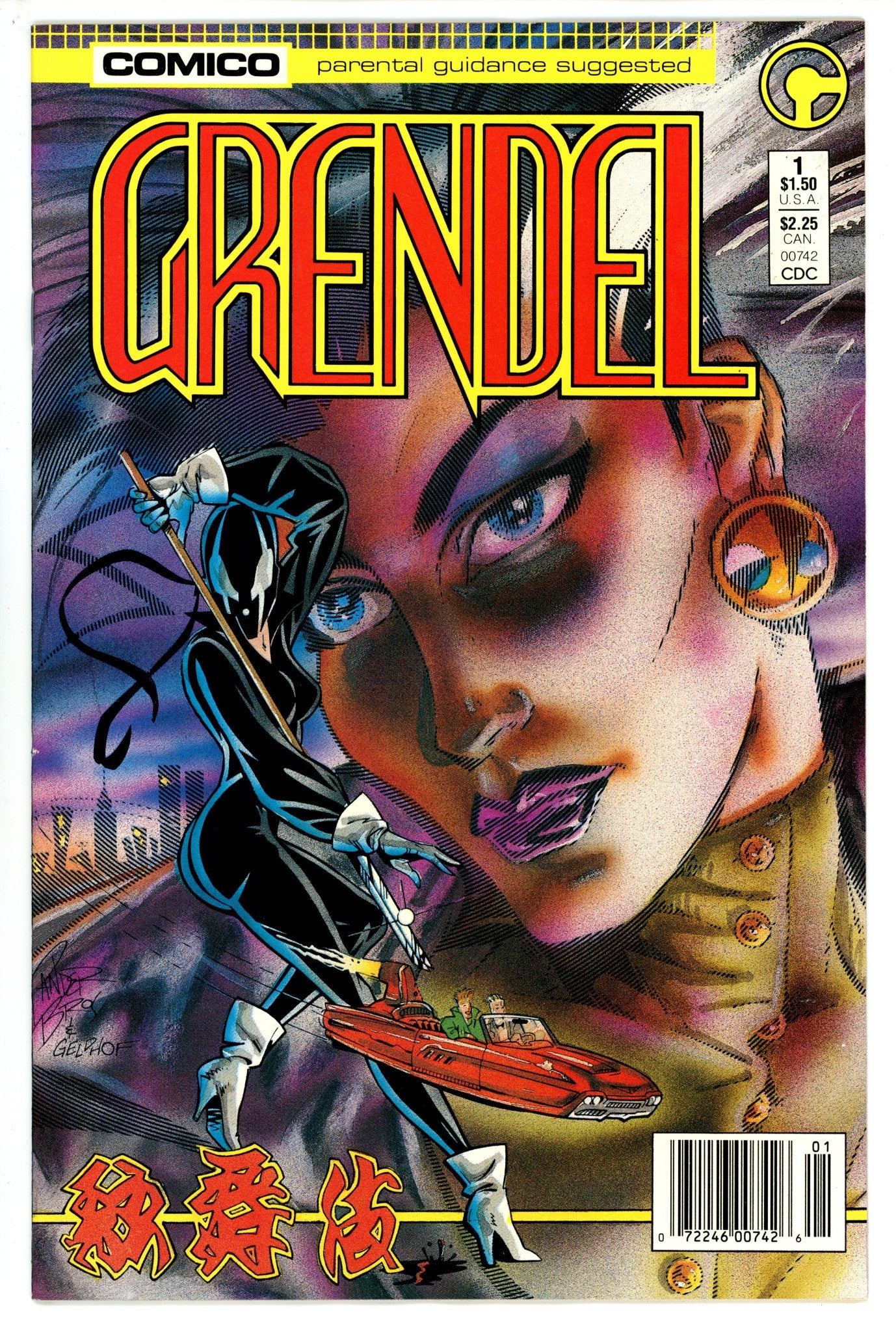 Grendel Vol 2 1 Newsstand VF+ (1986)