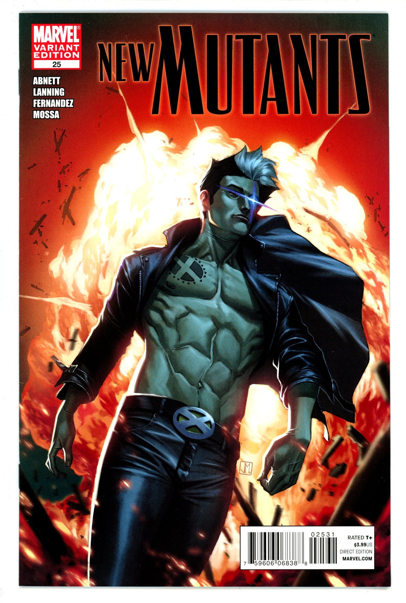 New Mutants Vol 3 25 Mid Grade (2011) Molina Variant 