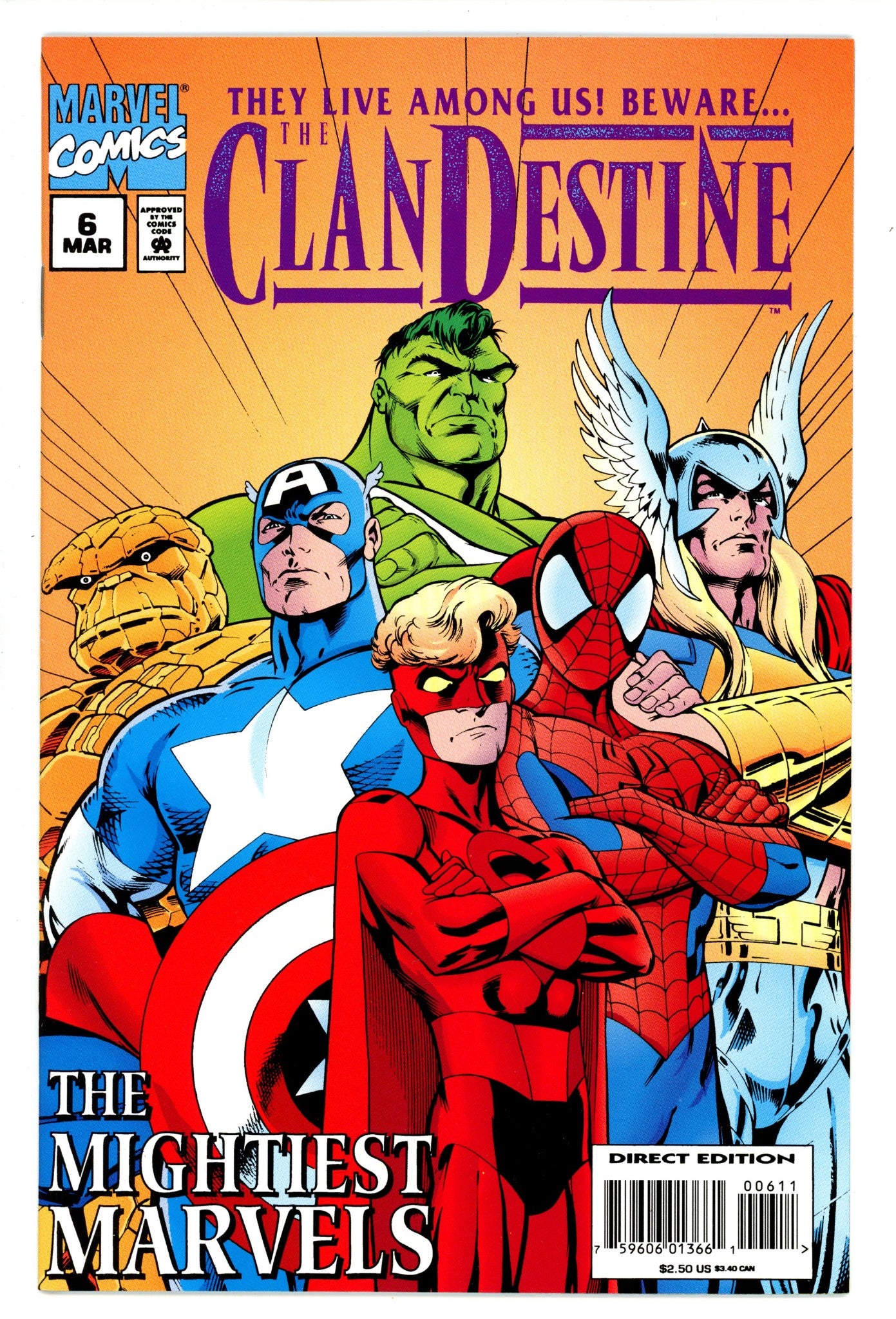ClanDestine Vol 1 6 High Grade (1995)
