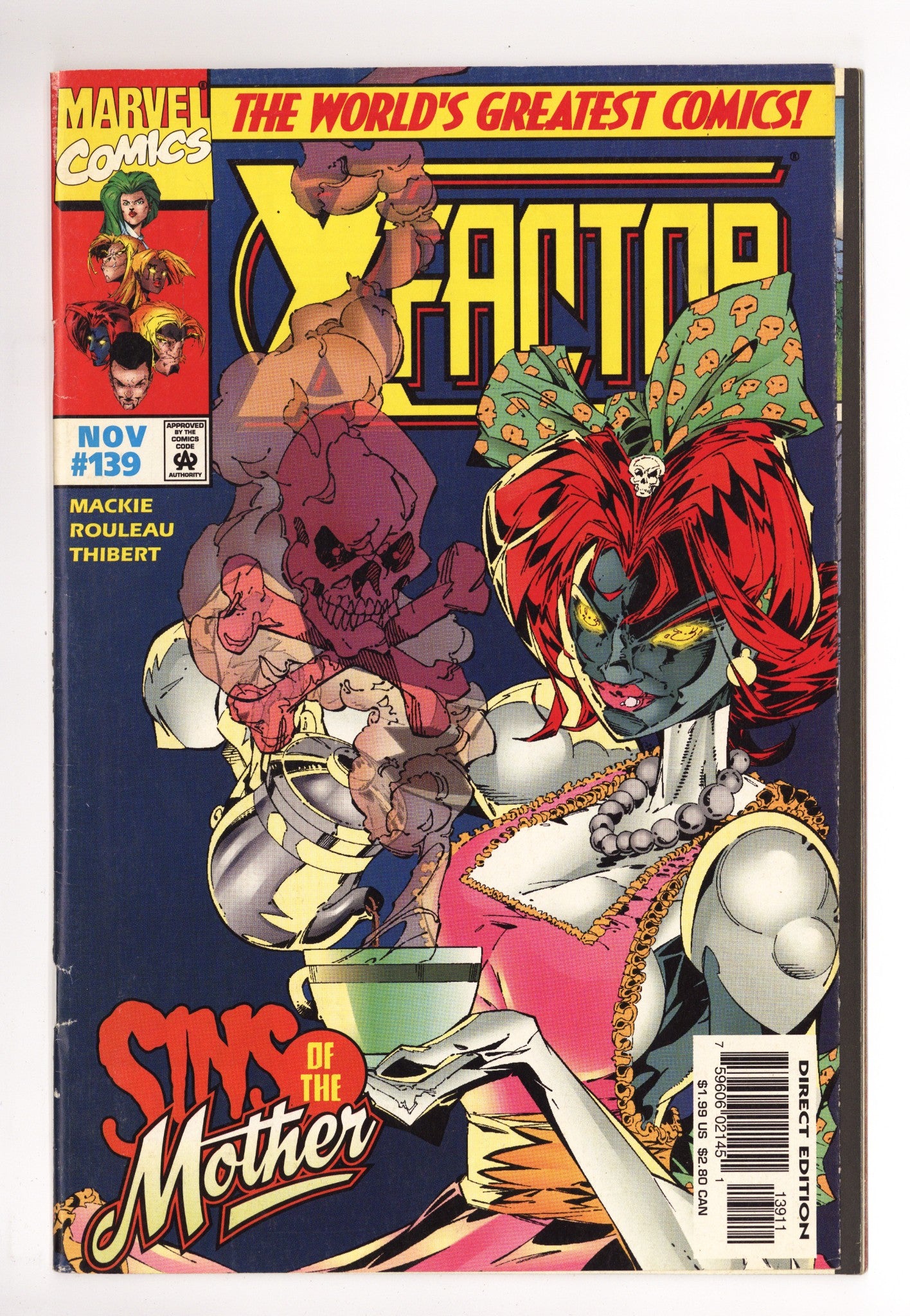 X-Factor Vol 1 139  Mid Grade   (1997)        