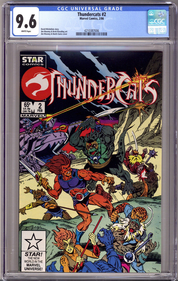Thundercats 2 CGC 9.6 (NM+) (1986)