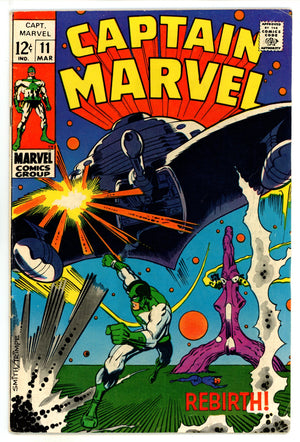 Captain Marvel Vol 1 11 VG/FN (5.0) (1969)