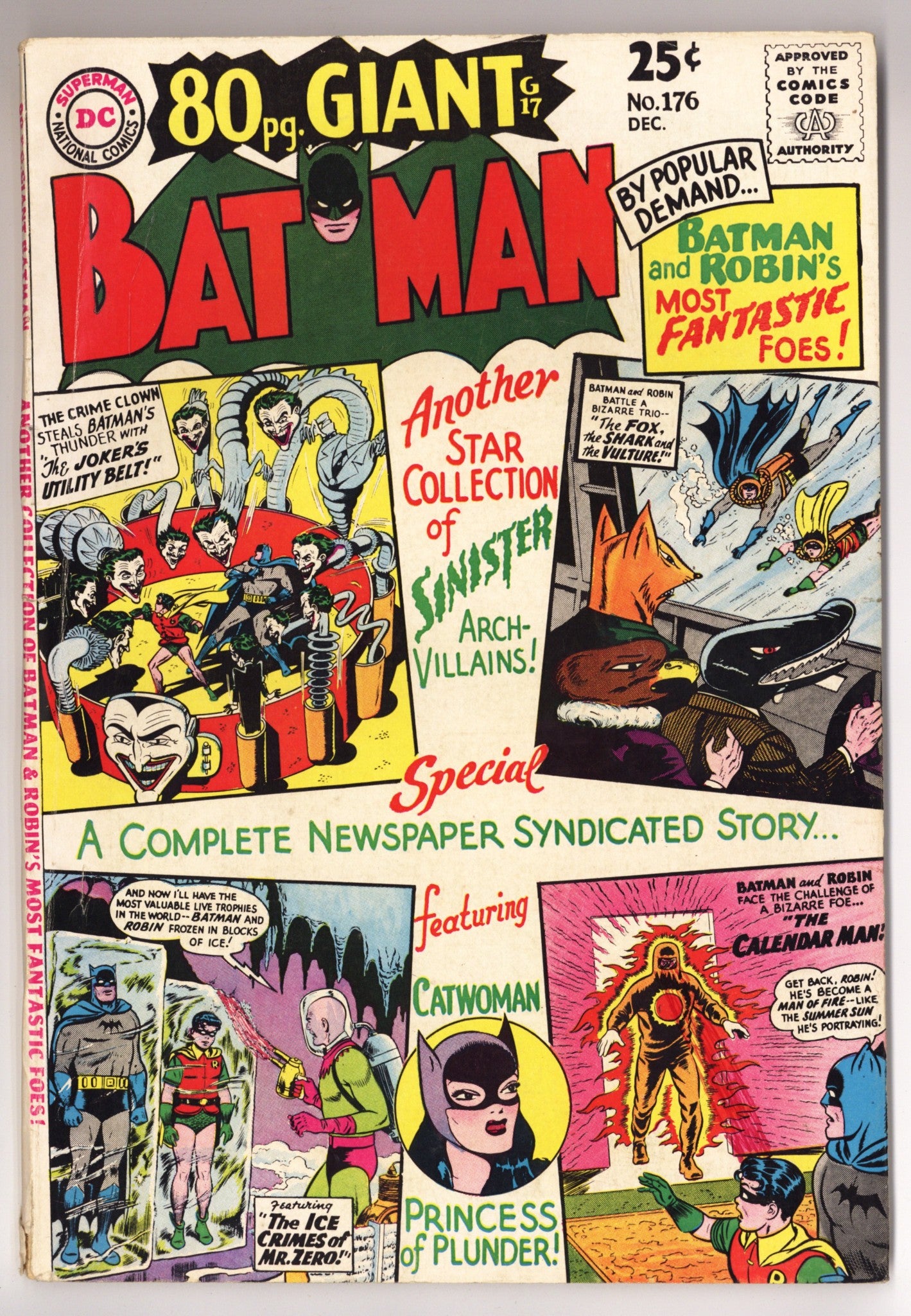 Batman Vol 1 176 FN- (5.5) (1965) 
