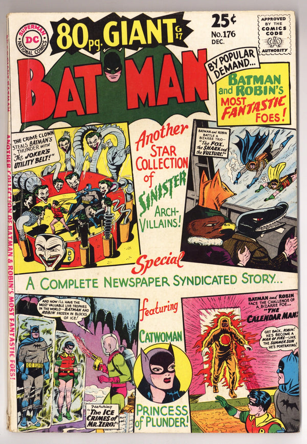 Batman Vol 1 176 FN- (5.5) (1965)