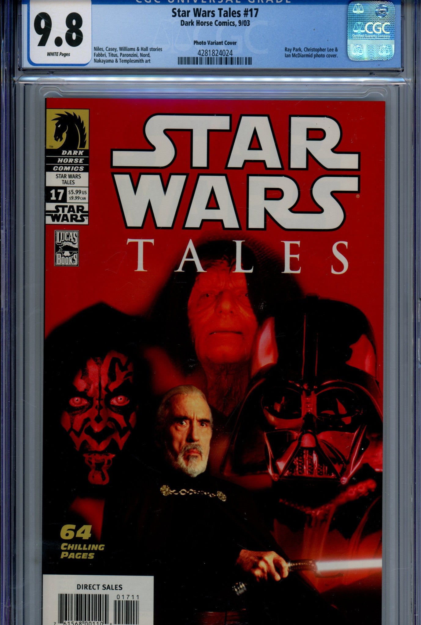 Star Wars Tales 17 Photo Variant CGC 9.8 (2003)