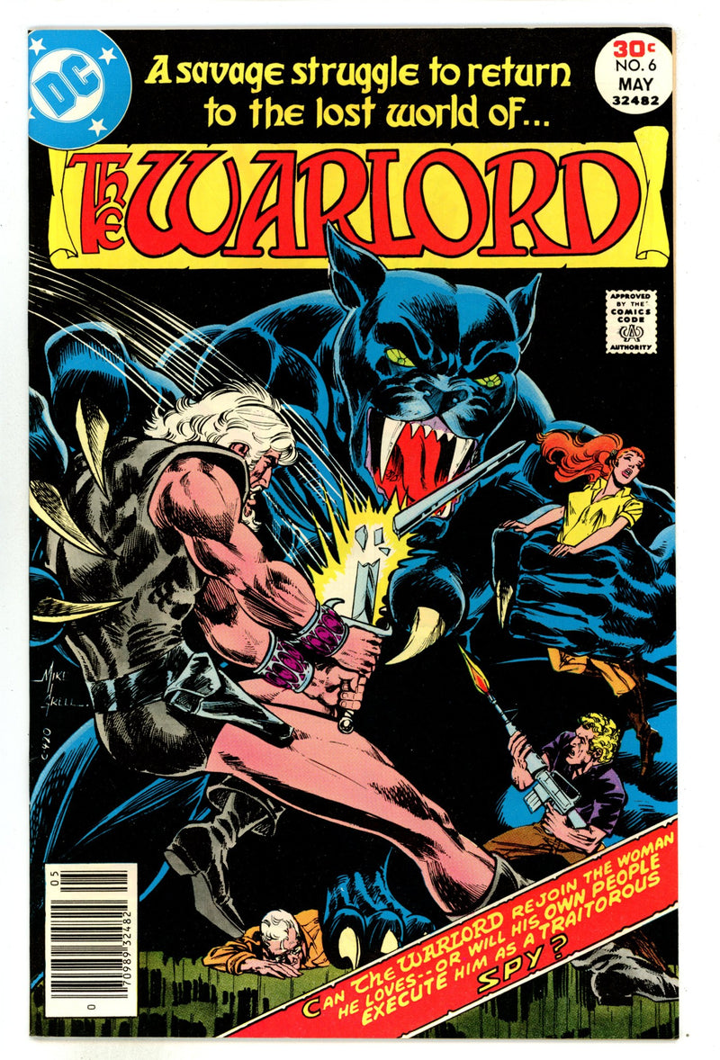 Warlord Vol 1 6 VF/NM (9.0) (1977) 