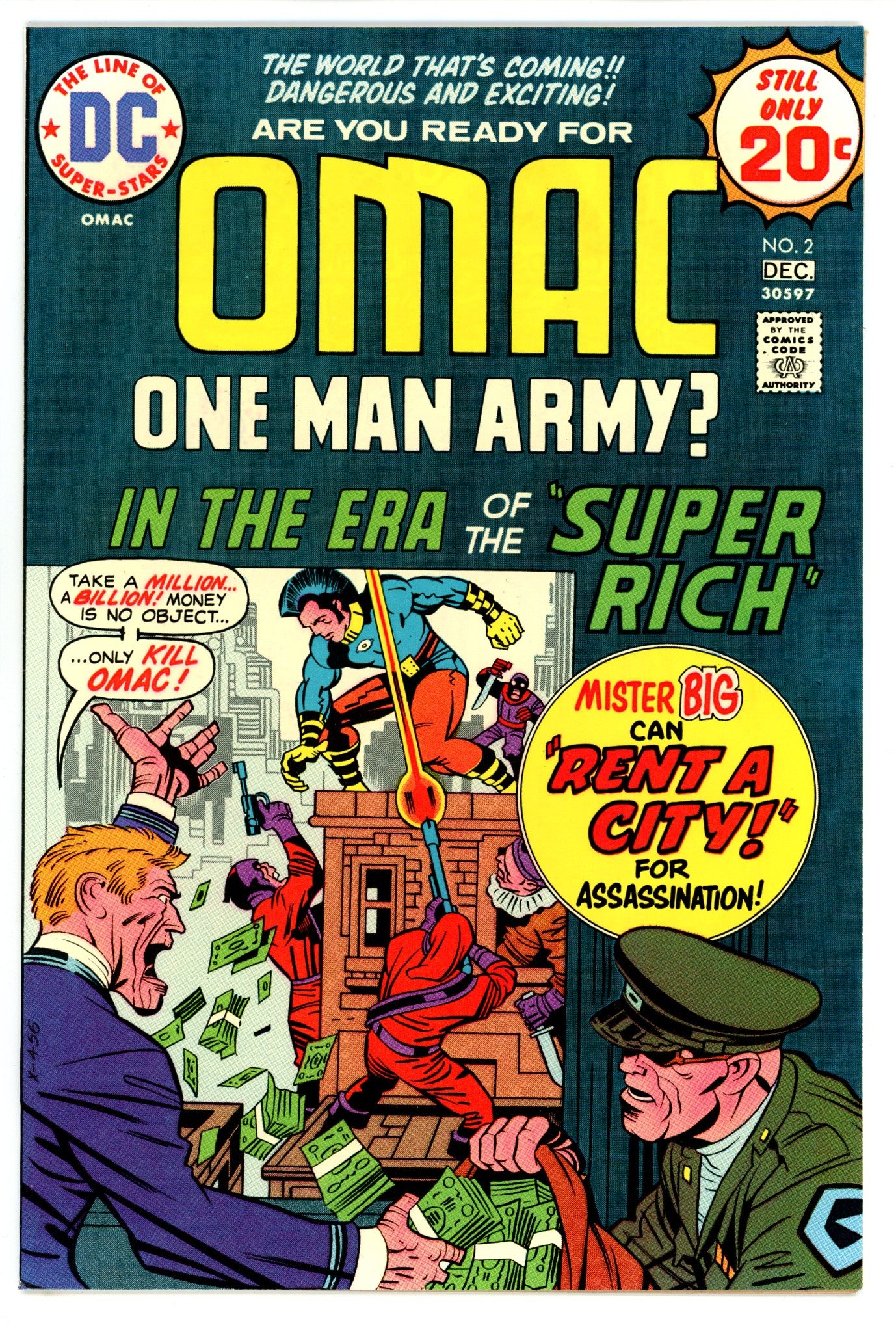OMAC Vol 1 2 VF+ (8.5) (1974) 