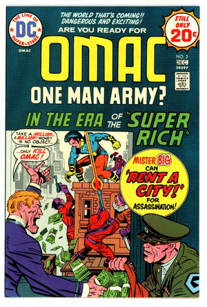 OMAC Vol 1 2 VF+ (8.5) (1974)