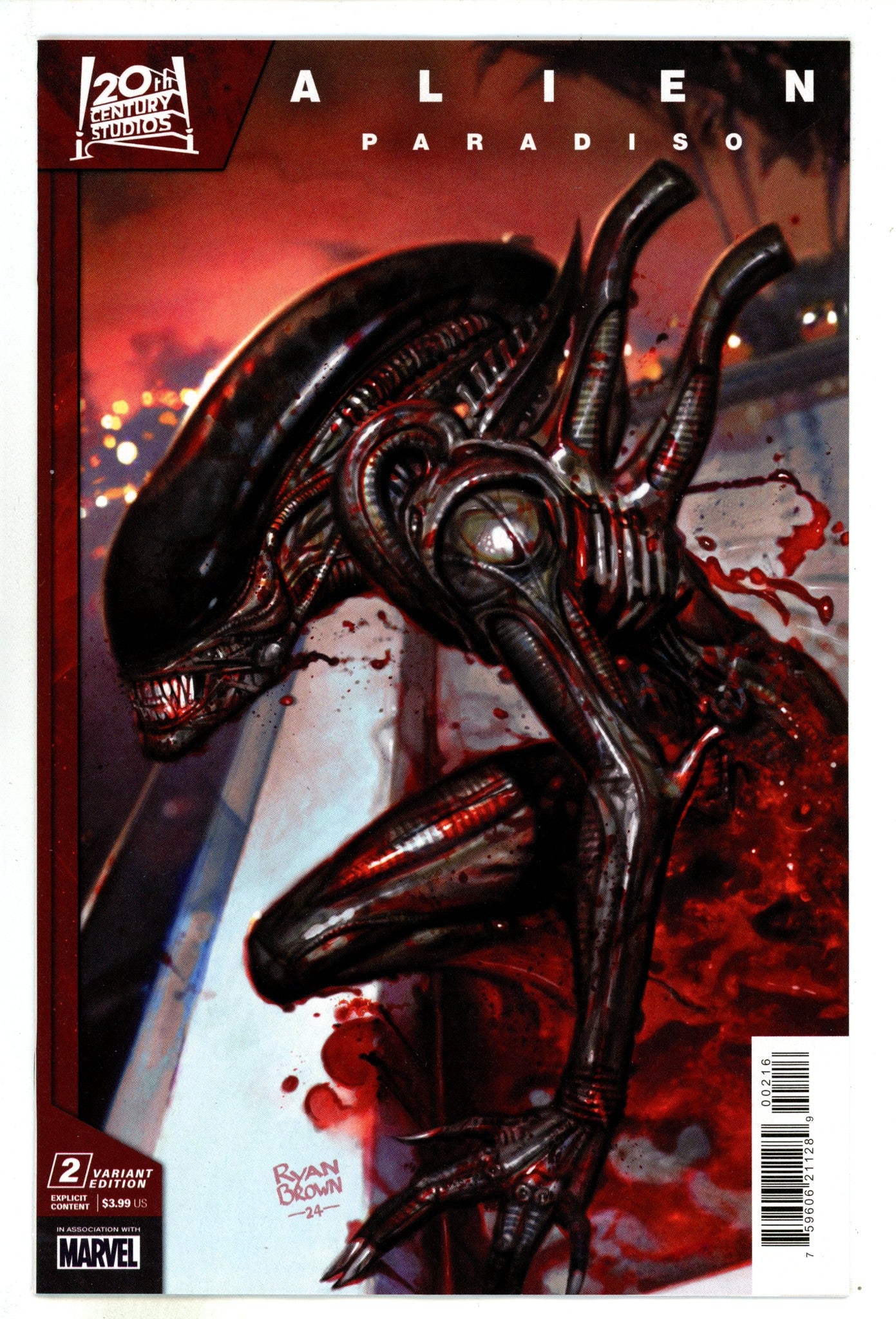 Alien: Paradiso 2 Brown Incentive Variant NM- (2025)