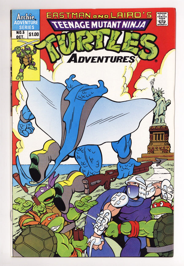 Teenage Mutant Ninja Turtles Adventures Vol 2 5 VF- (7.5) (1989)