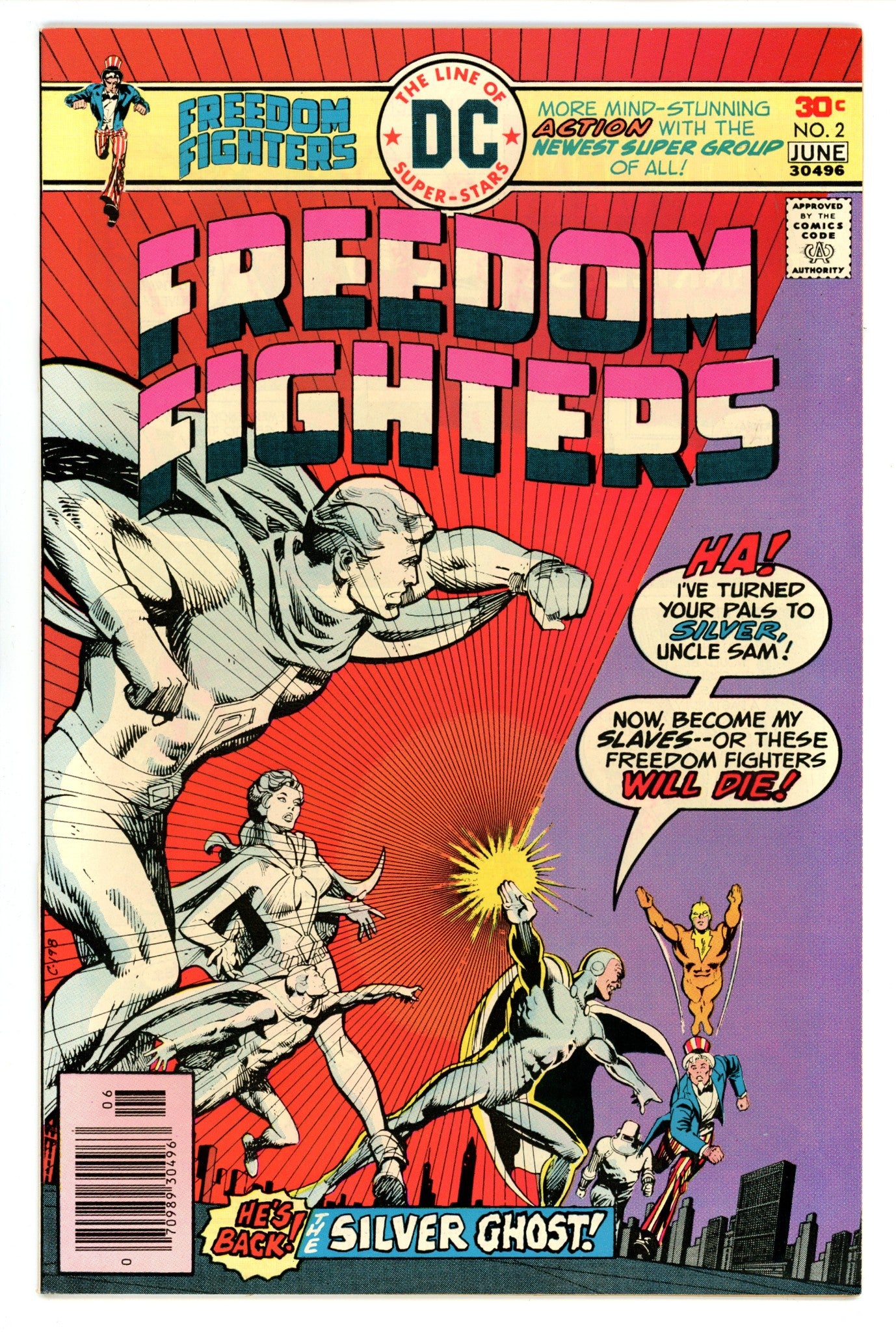 Freedom Fighters Vol 1 2 VF- (7.5) (1976) 