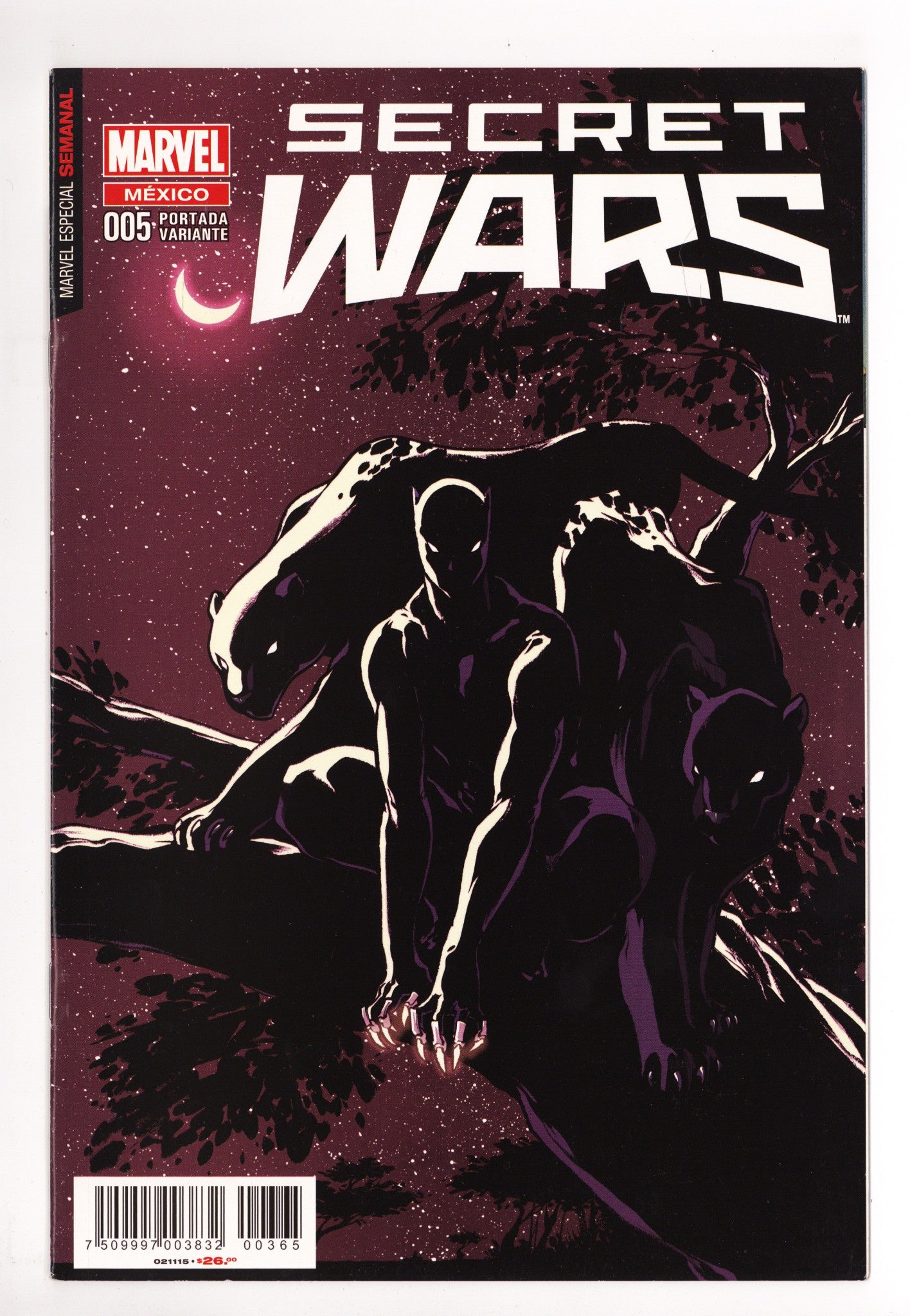 Secret Wars   5  FN+ (6.5) Mexico  (2015)        