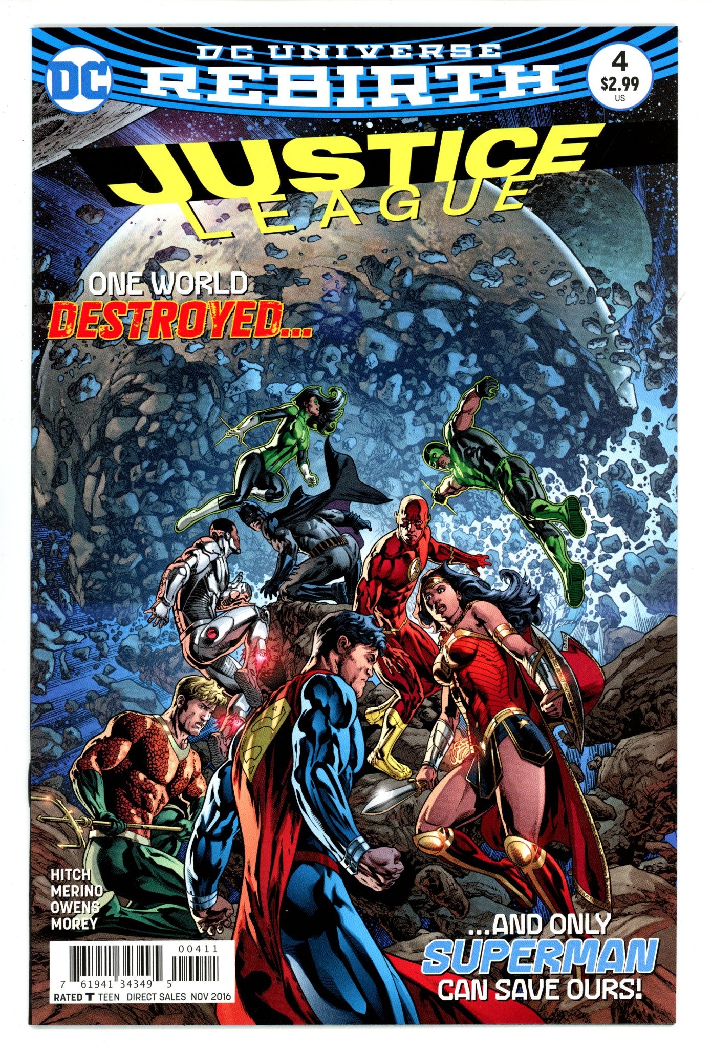 Justice League Vol 2 4 High Grade (2016) 