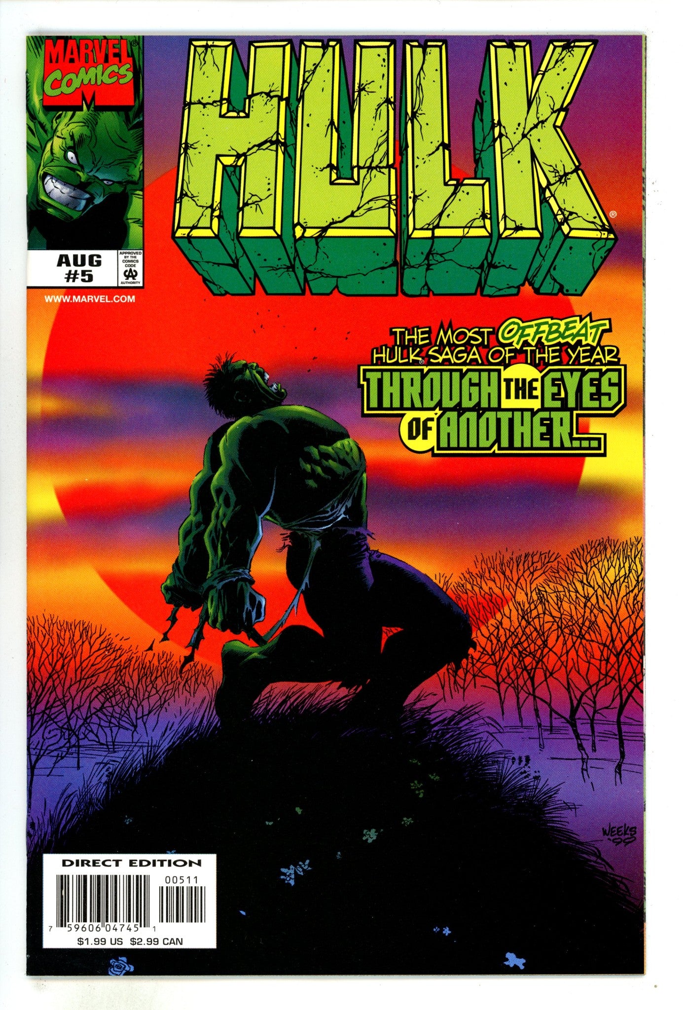 Hulk Vol 2 5 High Grade (1999) 