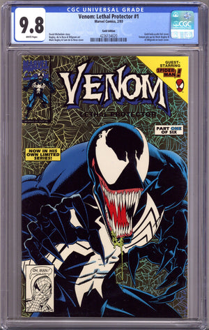 Venom: Lethal Protector Vol 1 1 CGC 9.8 (NM/M) Gold Edition (1993)