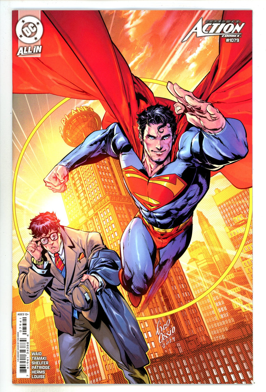 Action Comics Vol 3 1079 Ossio Incentive Variant NM+ (2024)