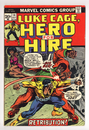 Hero for Hire 14 VG+ (4.5) (1973)