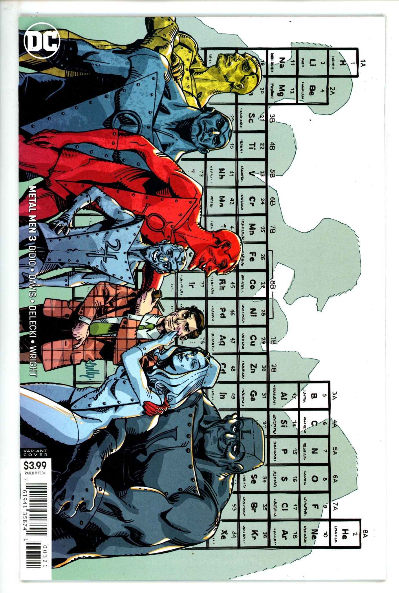 Metal Men Vol 4 3 High Grade (2020) Hamner Variant 