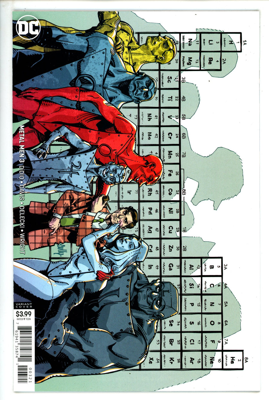 Metal Men Vol 4 3 High Grade (2020) Hamner Variant 