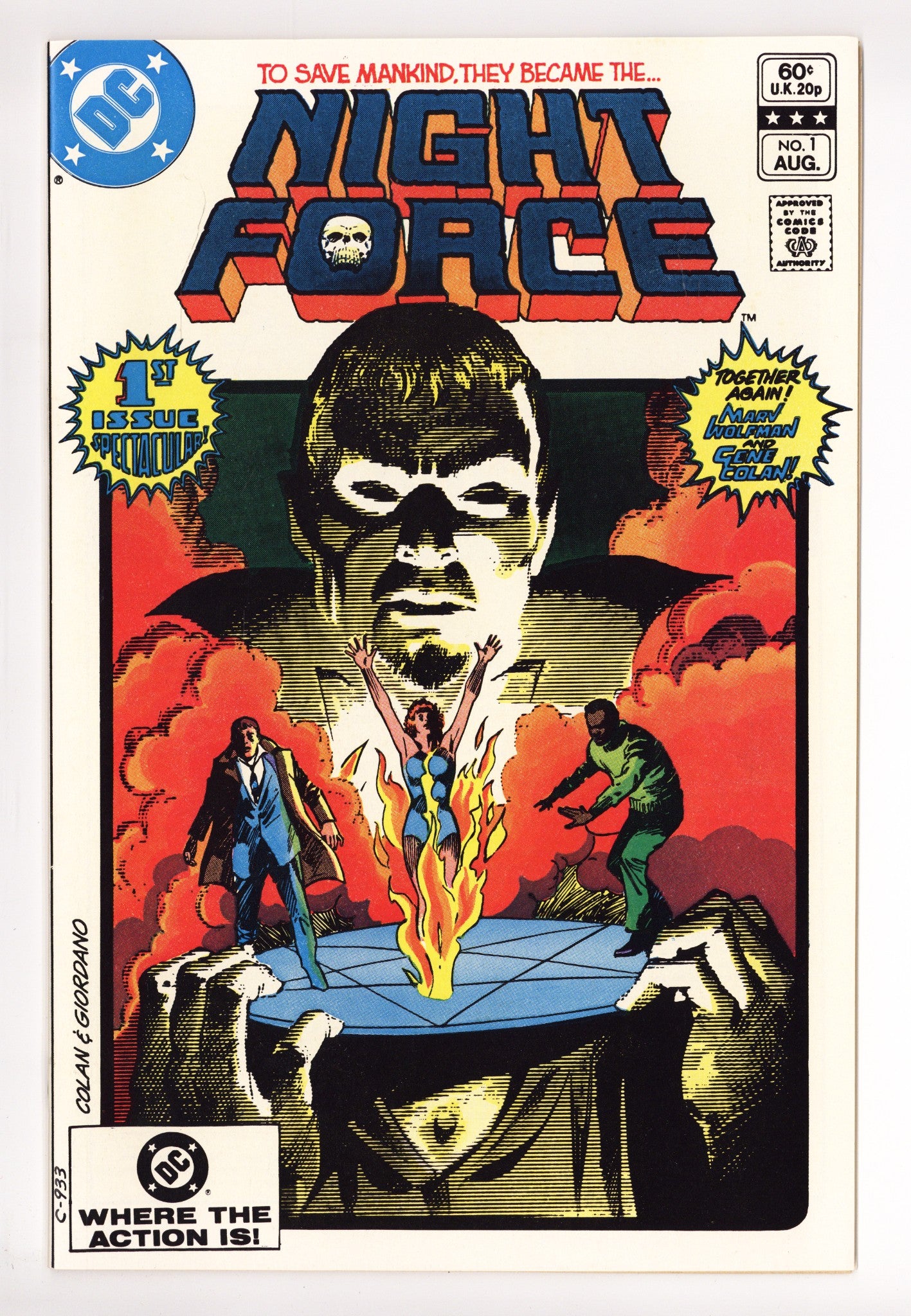 The Night Force Vol 1 1 High Grade (1982) 