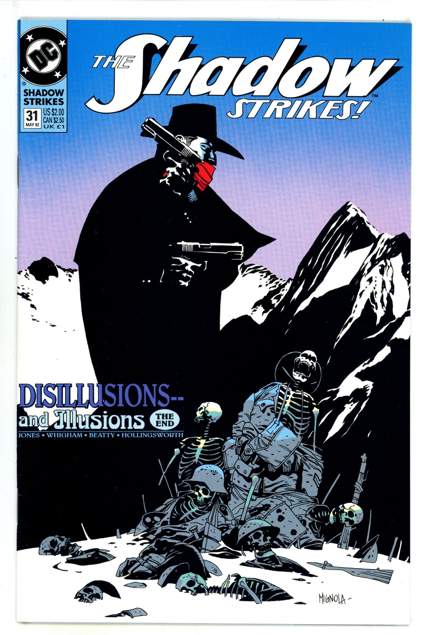 The Shadow Strikes 31 VF+ (8.5) (1992) 
