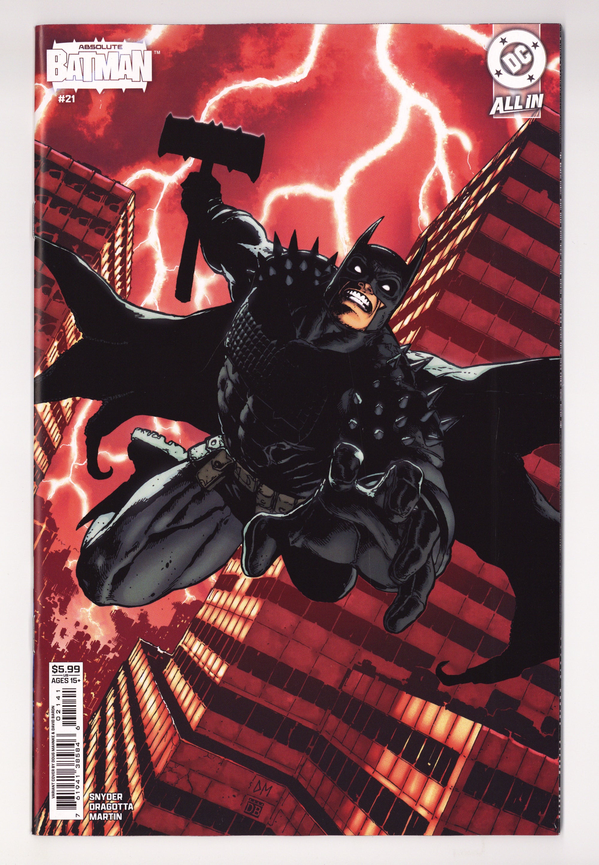 Absolute Batman 21 Mahnke Variant (2026)