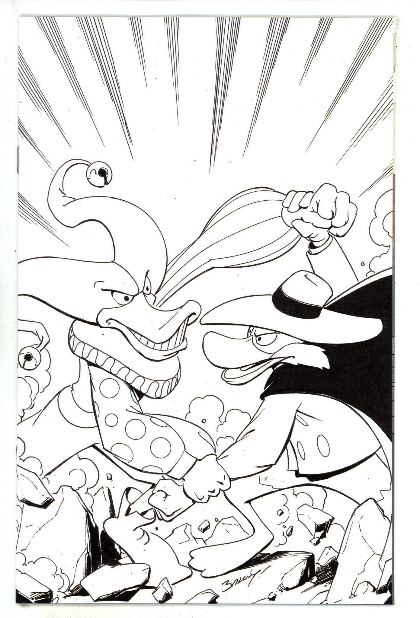 Darkwing Duck 4 Bagley B&W Virgin Incentive Variant (2025)