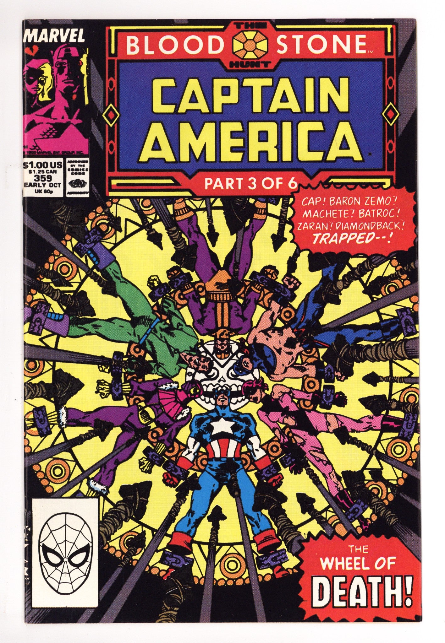 Captain America Vol 1 359 VF/NM (9.0) (1989) 
