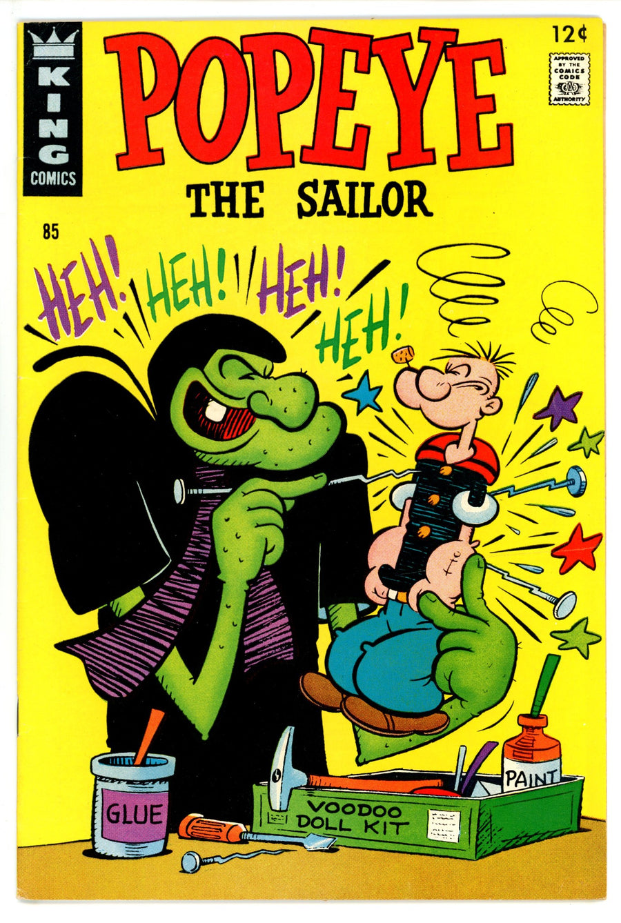 Popeye 85 Centrefold Detached Apparent FN/VF (1966)