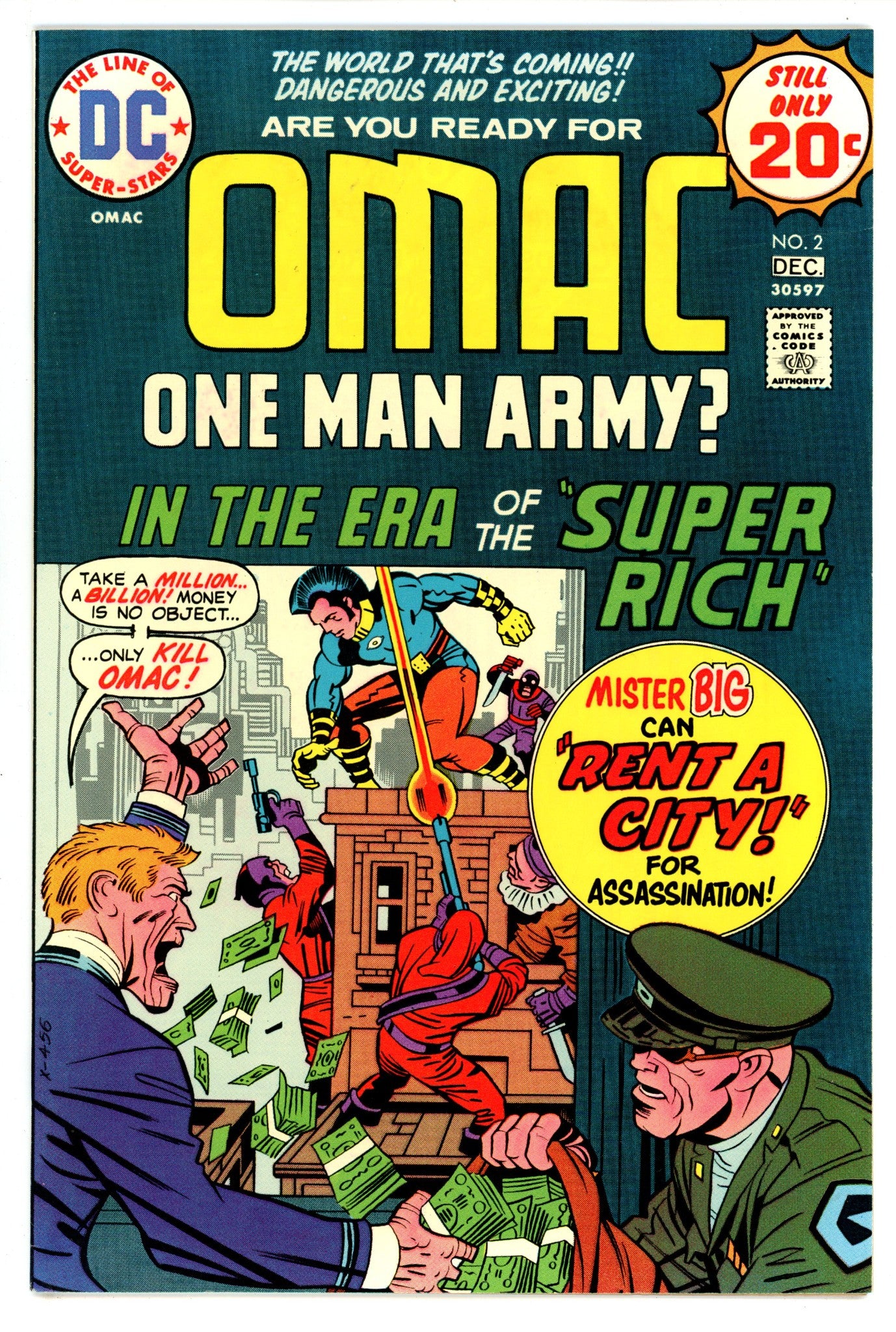 OMAC Vol 1 2  VF/NM (9.0)  (1974)   