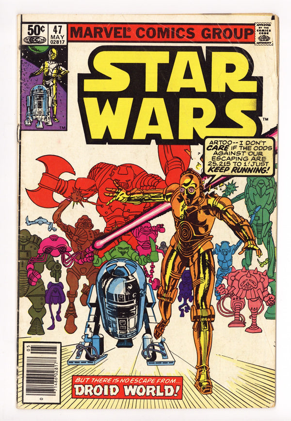 Star Wars Vol 1 47 Low Grade (1981) Newsstand
