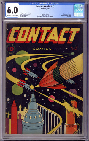 Contact Comics 12 CGC 6.0 (FN) (1946)