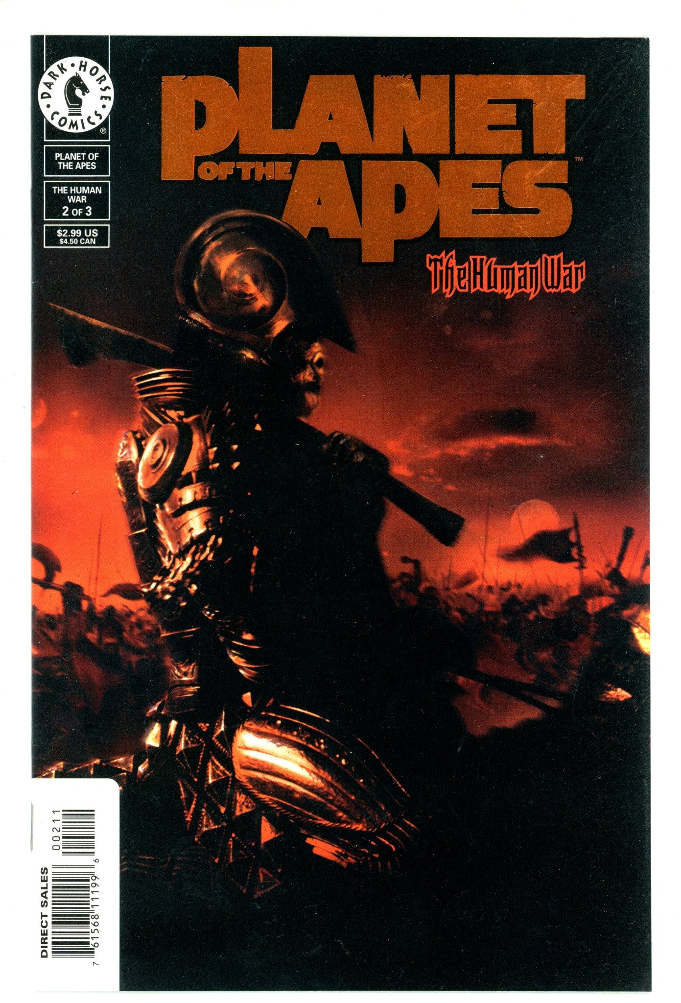 Planet of the Apes 2 NM- (9.2) (2001) Dynamic Forces Foil Variant 