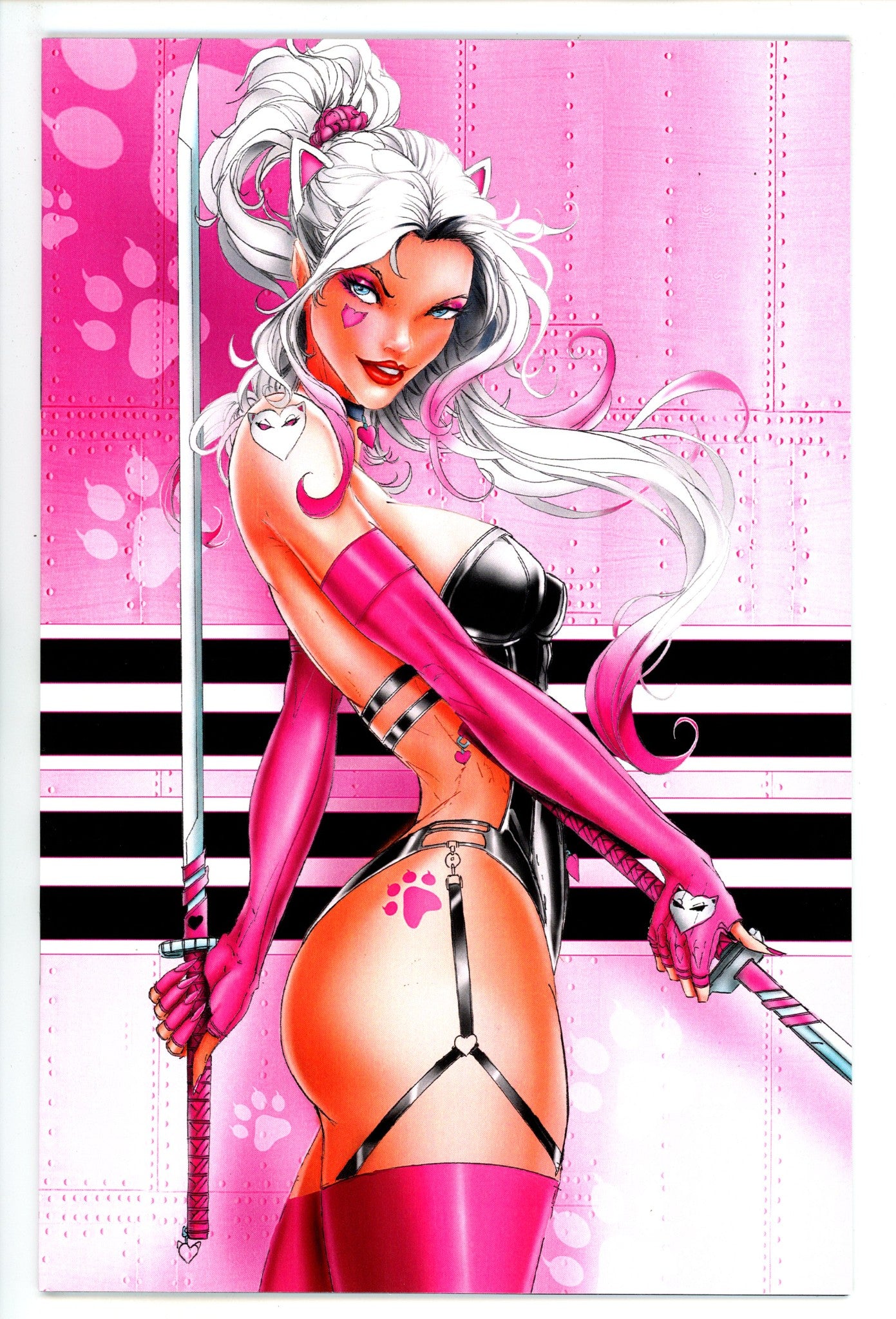 Miss Meow 1 NM (9.4) Naughty /100 (2022) Tyndall Virgin Exclusive Variant 