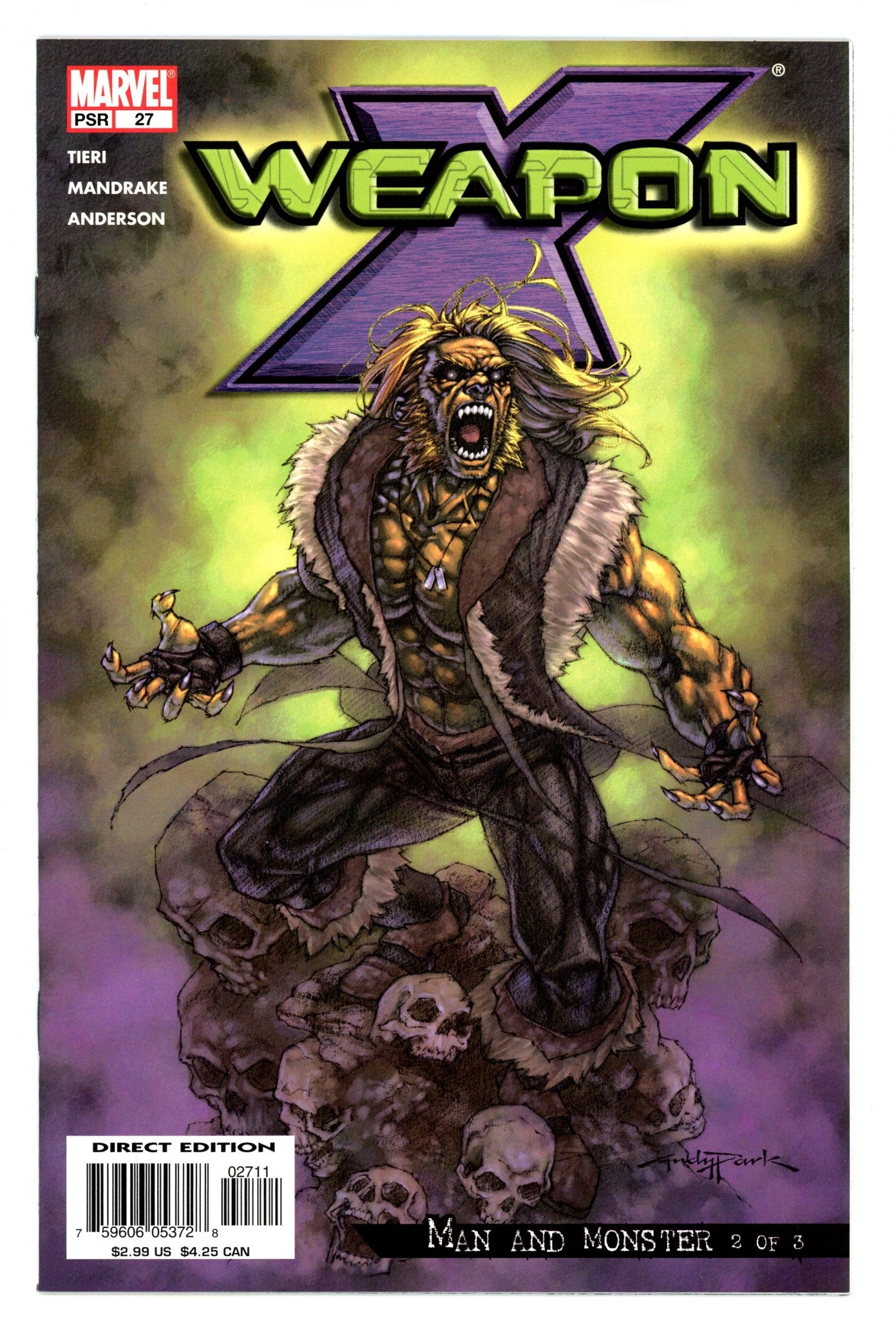 Weapon X Vol 2 27 High Grade (2004) 