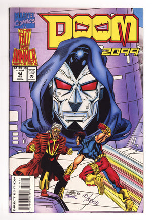 Doom 2099 Vol 1 14 VF+ (8.5) 10/5000, Dynamic Forces Error. Not Signed (1994)