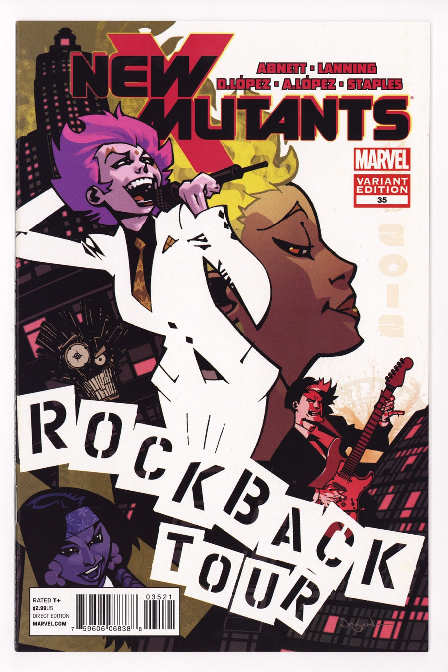 New Mutants Vol 3 35 High Grade (2012) Pearson Incentive Variant 